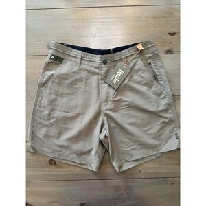 Howler‎ Brothers Horizon Hybrid Shorts Mens 33 Taupe 7.5" Quick Dry Outdoor New